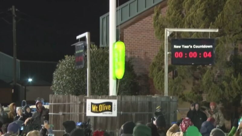 Mount Olive’s Iconic Pickle Drop Achieves National Acclaim
